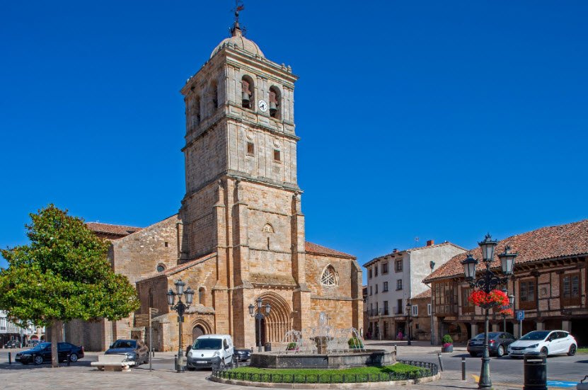 Castle Aguilar de Campoo, Spain